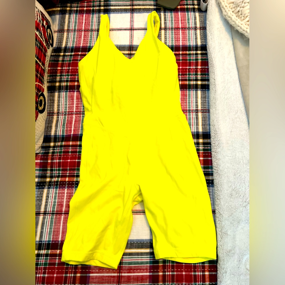 lululemon athletica Yellow Jumpsuit